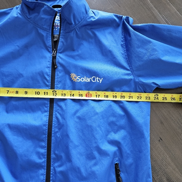 Stormtech Performance Windbreaker Jacket XL Blue Full Zip with Zip Pockets - Picture 8 of 9
